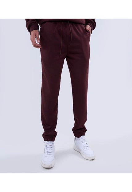 Pantalon Para Hombre Jogger Color Vino Marca Ostu #60070393