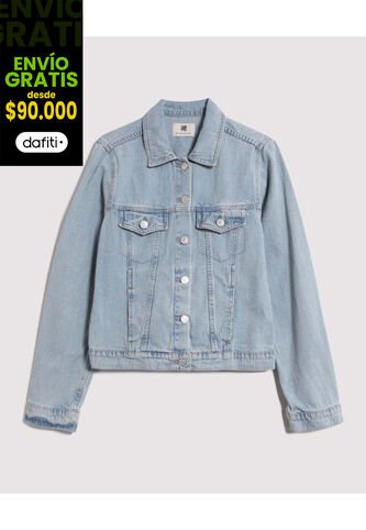 Chaqueta Para Mujer Trucker Color Azul Marca Ostu #40080252 Ostu