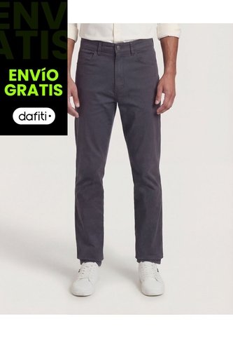 Pantalón  Para Hombre 5 Bolsillos Color Gris Marca Ostu #60070537 Ostu