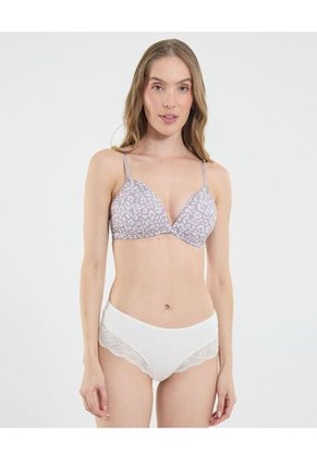 Brasier Para Mujer Copa Triangular Color Lila  Marca Ostu #40830022