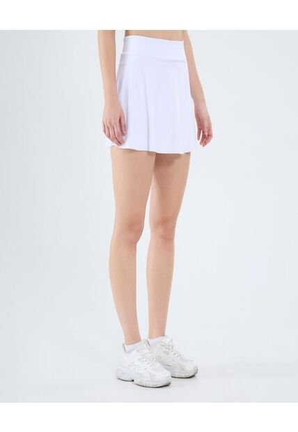 Falda Para Mujer Corto Color Blanco Marca Ostu #40140146