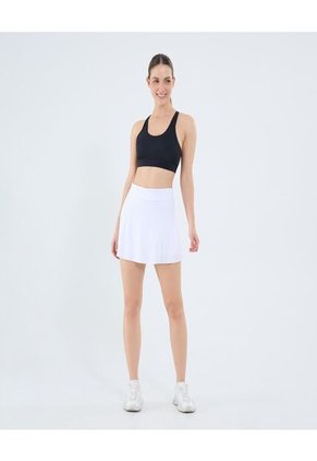 Falda Para Mujer Corto Color Blanco Marca Ostu #40140146