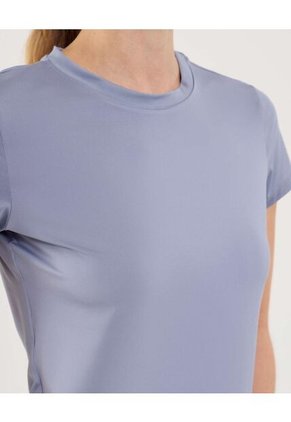 Camiseta Para Mujer Manga Corta Cuello Redondo Color Gris Marca Ostu #40092534