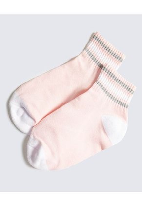 Medias Infantil Niña Tobillera Color Gris Marca Ostu #90980127