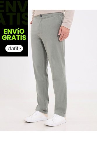 Pantalón  Para Hombre Moda Color Verde Marca Ostu #60070504 Ostu