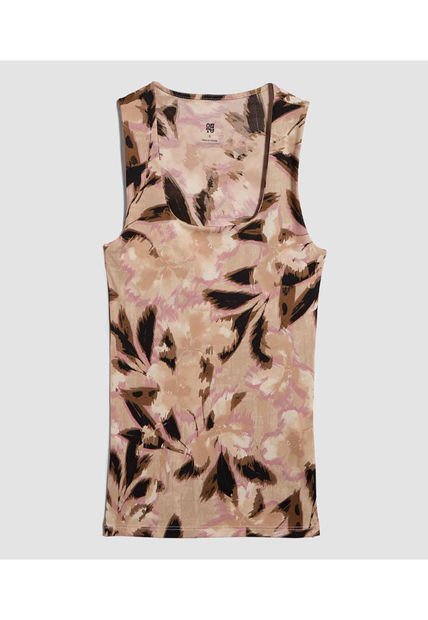Top Para Mujer Cuello Redondo Color Rosado  Marca Ostu #40220378