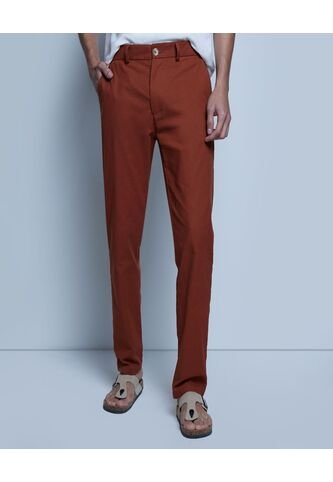 Pantalon Para Hombre Chino Color Naranja Marca Ostu #60070317 Ostu