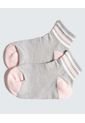 Medias Infantil Niña Tobillera Color Gris Marca Ostu #90980127 de Ostu