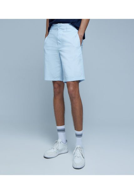 Bermuda Para Hombre  Color Azul  Marca Ostu #60100360