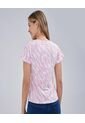 Camiseta Para Mujer Manga Corta Color Rosado  Marca Ostu #40092123 de Ostu