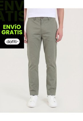 Pantalón Para Hombre Chino Color Verde Marca Ostu #60070543