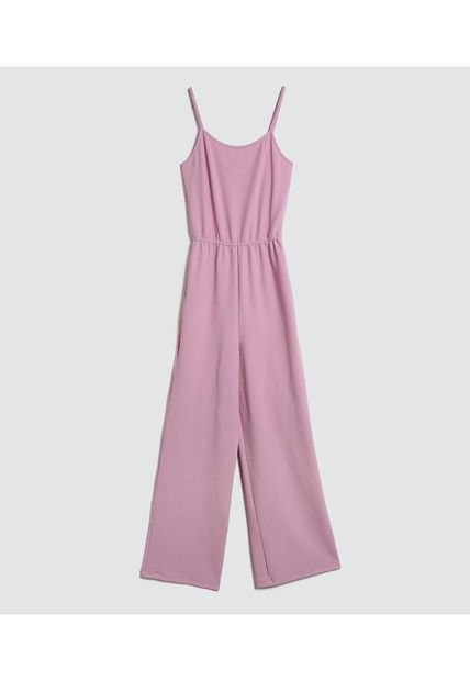 Enterizo Para Mujer Manga Sisa Color Rosado  Marca Ostu #40320098