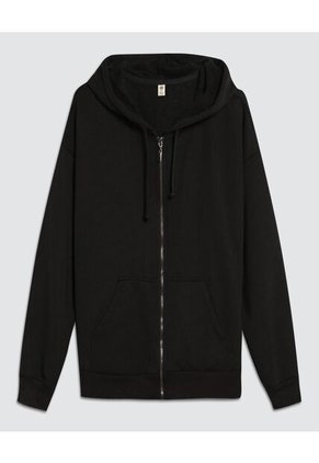 Buzo Para Mujer Zipper Color Negro Marca Ostu #40060313