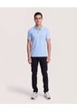 Polo Basica  Para Hombre Azul Ostu de Ostu