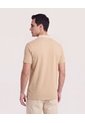 Polo Jersey Lycrada  Para Hombre Beige Ostu de Ostu