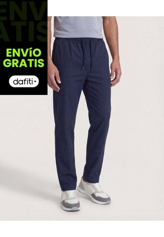 Pantalón  Para Hombre Jogger Color Azul Marca Ostu #60070484 Ostu
