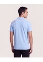 Polo Basica  Para Hombre Azul Ostu de Ostu