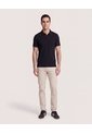 Polo Basica  Para Hombre Negro Ostu de Ostu