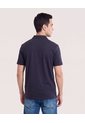 Polo Cuello Mao Regular  Para Hombre Azul Ostu de Ostu