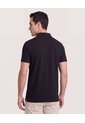 Polo Basica  Para Hombre Negro Ostu de Ostu