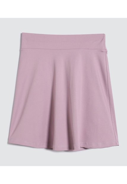 Falda Para Mujer Medio Color Morado Marca Ostu #40140142