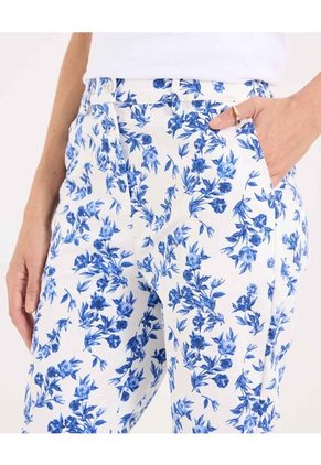 Pantalón Para Mujer Capri Color Crudo Marca Ostu #40070814