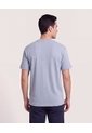 Camiseta Regular Tricot  Para Hombre Gris Ostu de Ostu