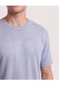 Camiseta Regular Tricot  Para Hombre Gris Ostu de Ostu