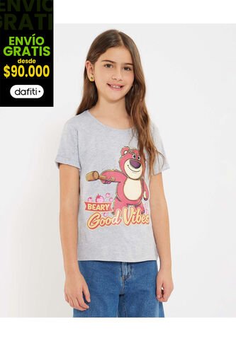 Camiseta Lotso Beary Good Vibes Para Niña  Niña #90090316 Ostu