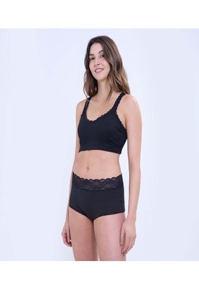 Top Para Mujer Top Color Negro Marca Ostu #40220336