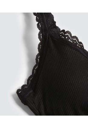 Top Para Mujer Top Color Negro Marca Ostu #40220336