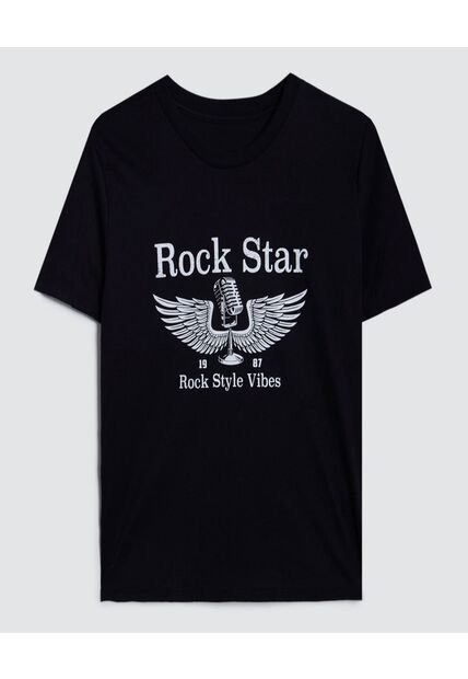 Camiseta Para Mujer Manga Corta Color Negro Marca Ostu #40092046