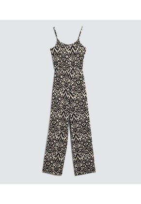 Enterizo Para Mujer Manga Sisa Color Negro Marca Ostu #40320107