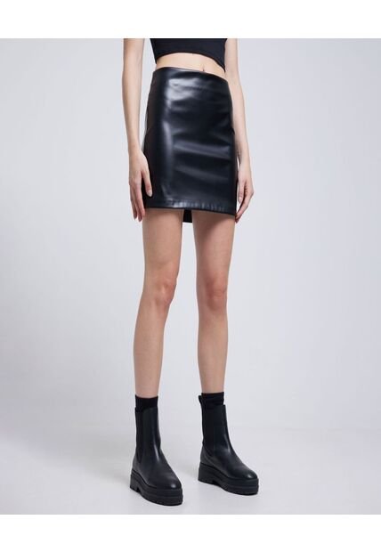 Falda Para Mujer Corto Color Negro Marca Ostu #40140132