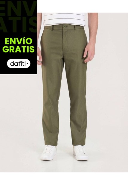 Pantalón  Para Hombre Moda Color Verde Marca Ostu #60070572