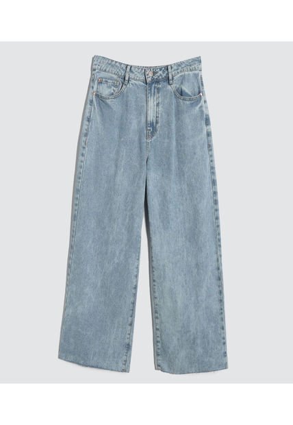 Jean Para Mujer Culotte Color Azul Claro Marca Ostu #40160410