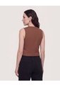 Chaleco Punto Modern  Para Mujer Café Ostu de Ostu