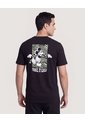 Camiseta Mickey Take It Easy  Para Hombre Negro Ostu de Ostu