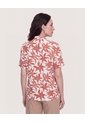 Camisa Manga Corta  Para Mujer Rojo Ostu de Ostu