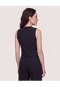 Chaleco Punto Modern  Para Mujer Negro Ostu de Ostu