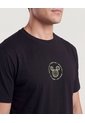 Camiseta Mickey Take It Easy  Para Hombre Negro Ostu de Ostu