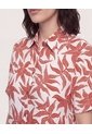 Camisa Manga Corta  Para Mujer Rojo Ostu de Ostu