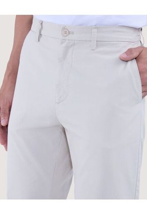 Pantalon Para Hombre Chino Color Beige Marca Ostu #60070421
