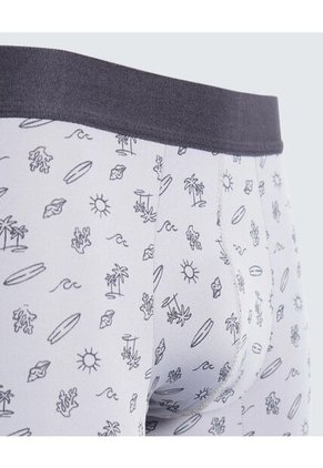 Boxer Para Hombre Filete Corto Microfibra Color Gris  Marca Ostu #60000478