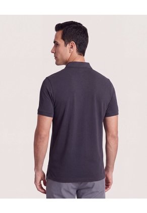 Polo Basica Para Hombre Azul Ostu