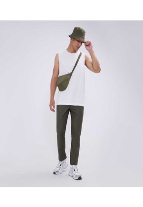 Camiseta Para Hombre Manga Sisa Color Marfil Marca Ostu #60091414