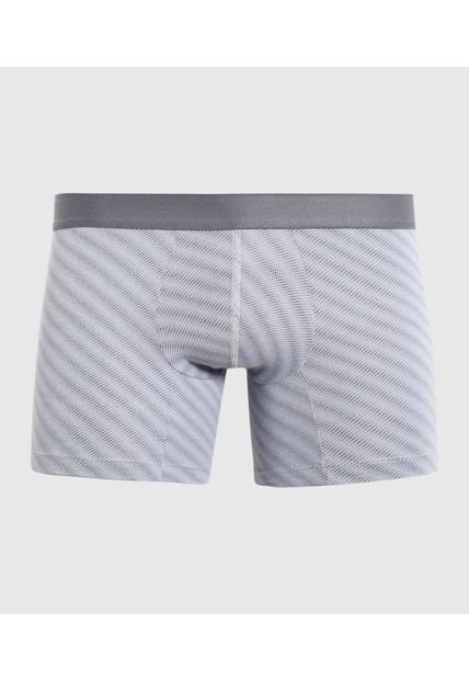 Pantaloncillo Para Hombre Boxer Filete Corto Algodón Color Gris Marca Ostu #60000500