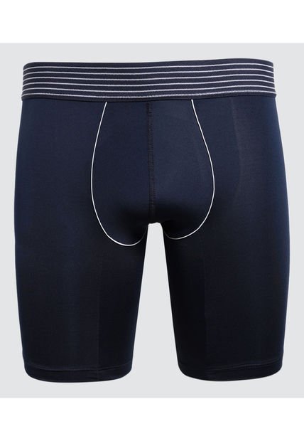 Boxer Para Hombre Filete Medio Microfibra Color Azul  Marca Ostu #60000416