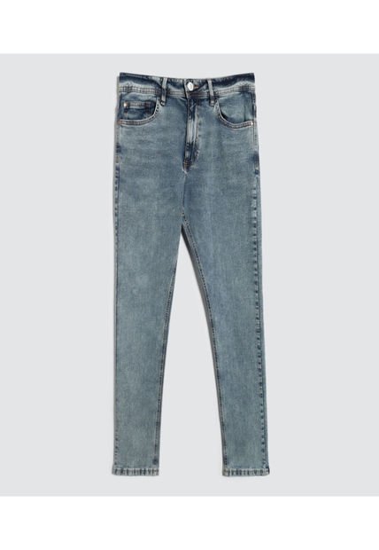 Jean Para Hombre Skinny Color Azul Claro Marca Ostu #60160330