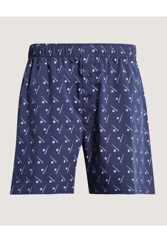 Boxer  Para Hombre Bragueta Amplio Color Azul Marca Ostu #60000511 Ostu